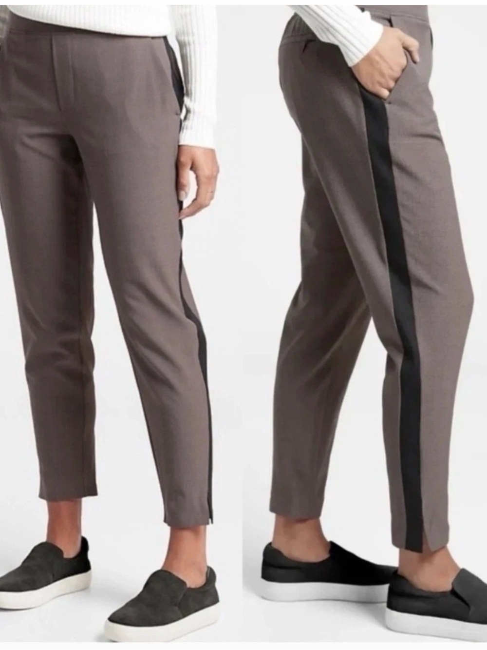 |Athleta| Brooklyn Plaid Ankle Pant, 0